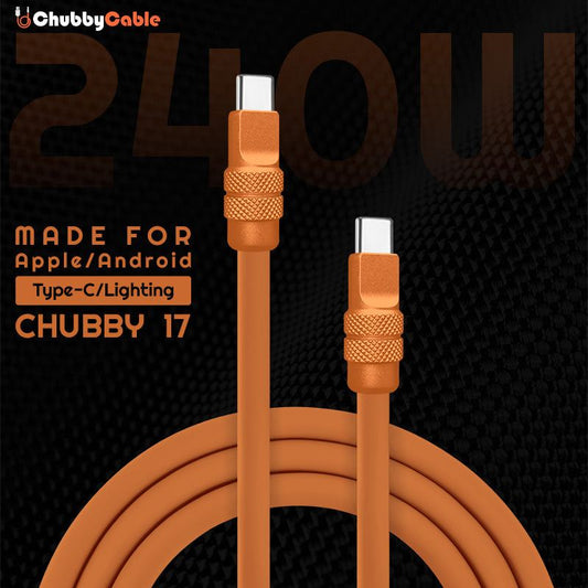 "Chubby 17" 240W Anodizing Fast Charging Cable For iPhone 17
