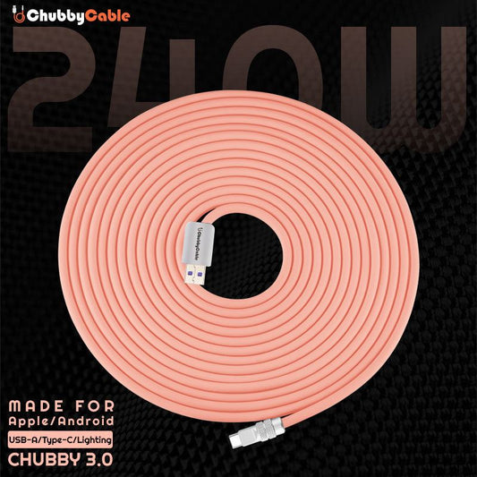 "Chubby 3.0" World's Longest Fast-charge Cable!!