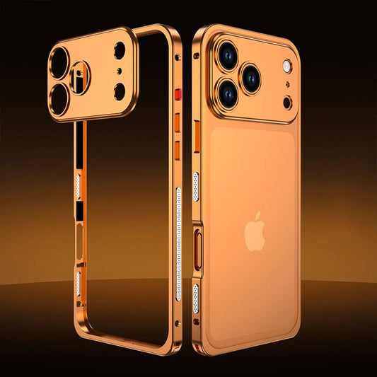 ChubbyCase – Ultra-Thin Metal Frame Heat Dissipation Case With Lens Protector For iPhone 17(副本)