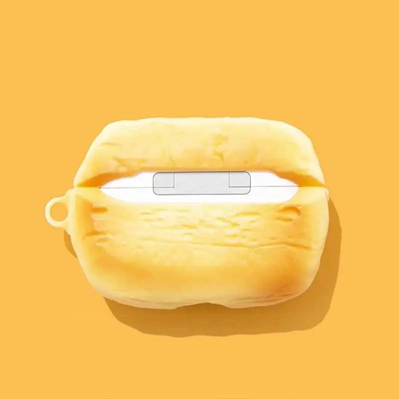 "Soft Bread" Creative Silicone AirPods Case