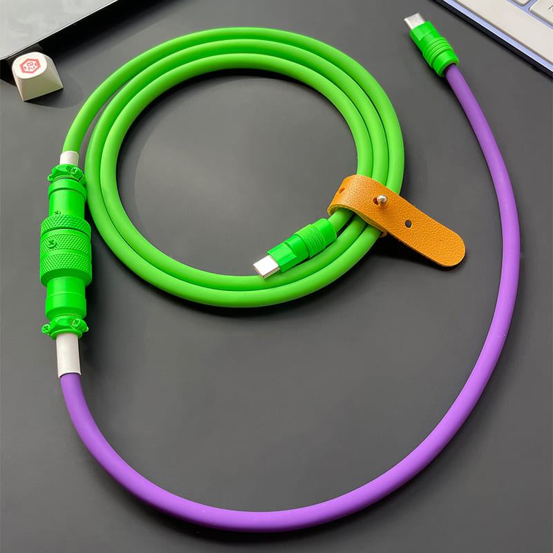 Vibrant Colours Keyboard Cable & Charging Cable