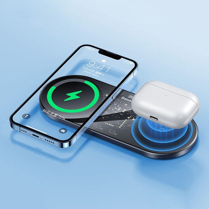 "See Through Me" 2 in 1 Wireless Charging Pad