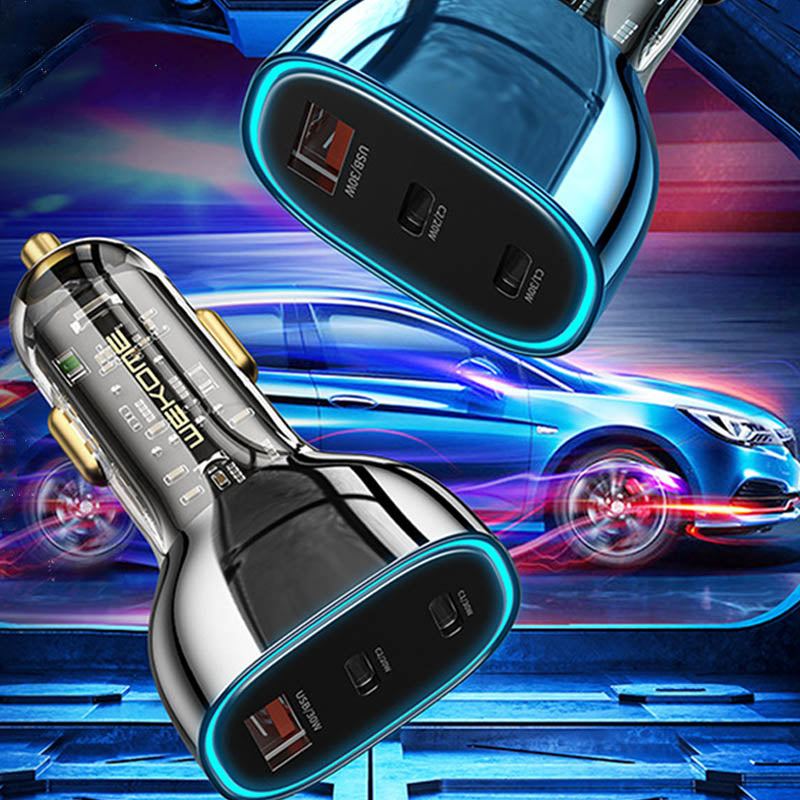 "See Through Me" 80W Car Charger