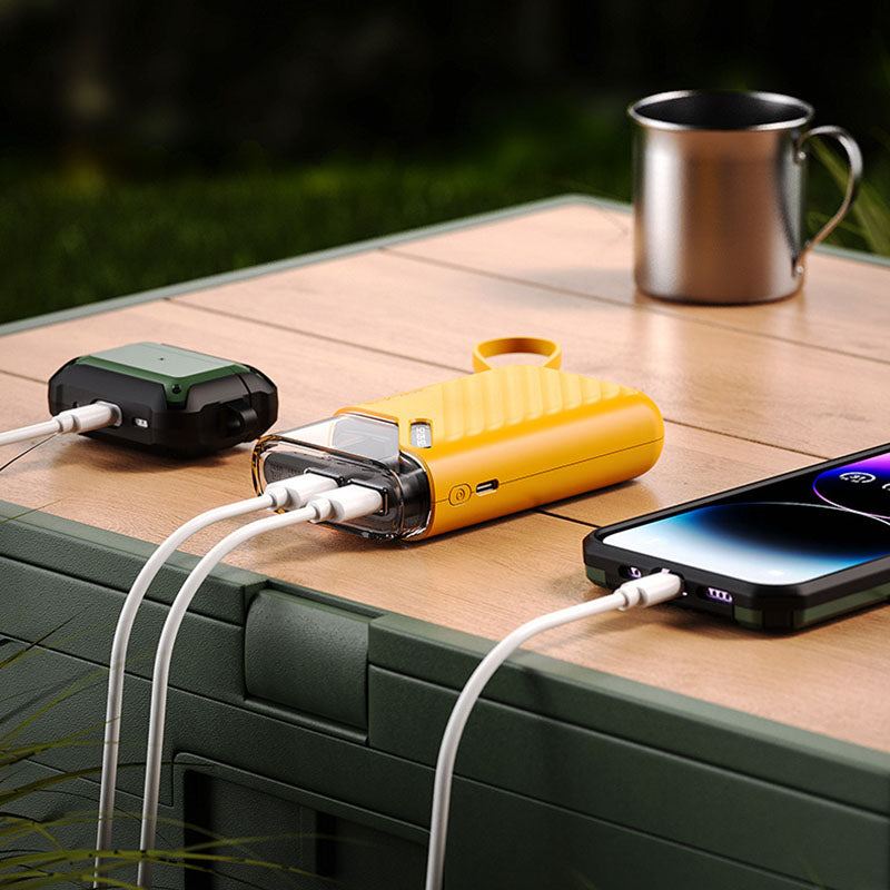 10000mAh Outdoor Portable Power Bank - With Digital Display & Led Light