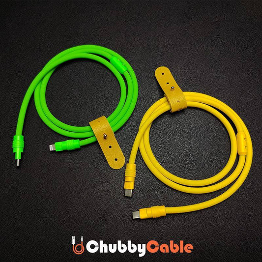 "Chubby" Solid Color Silicone Charge Cable