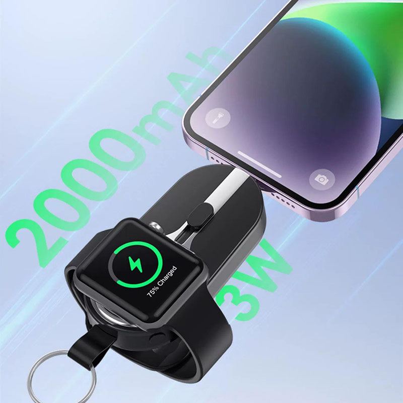 2 In 1 Magnetic Wireless Fast Charging Power Bank For Apple Watch Chubbycable
