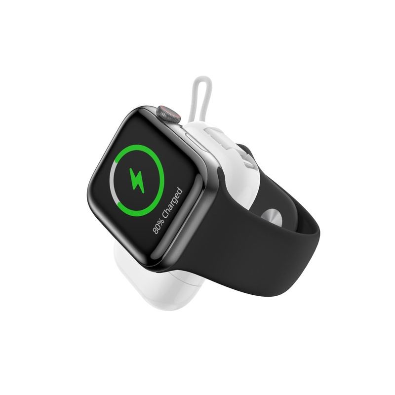 2-In-1 Portable Fast Charging Wireless Charger For Apple Watch