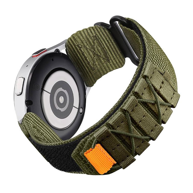 chubbycable 20mm High Mountain Nylon Loop Versatile Outdoor Strap for Smartwatches Green 20mm