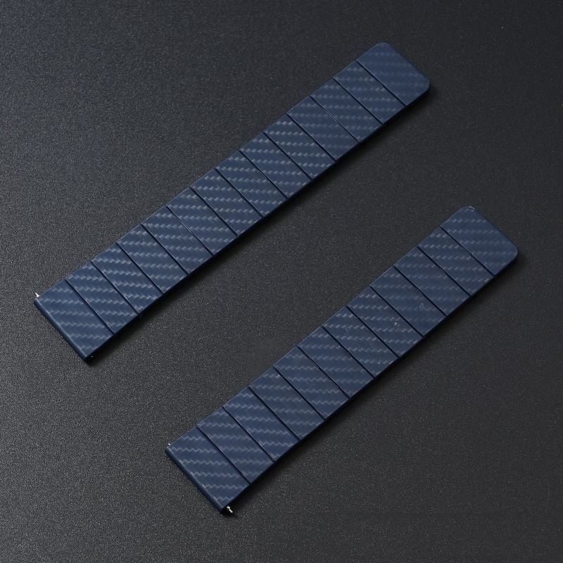 22mm & 20mm Carbon Fiber Magnetic Strap For Samsung/Garmin/Fossil/Others