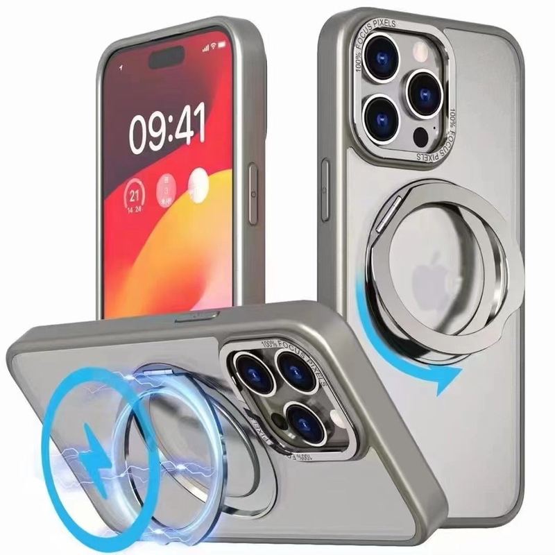 360 Degree Rotating Fulcrum Magnetic Protective Case