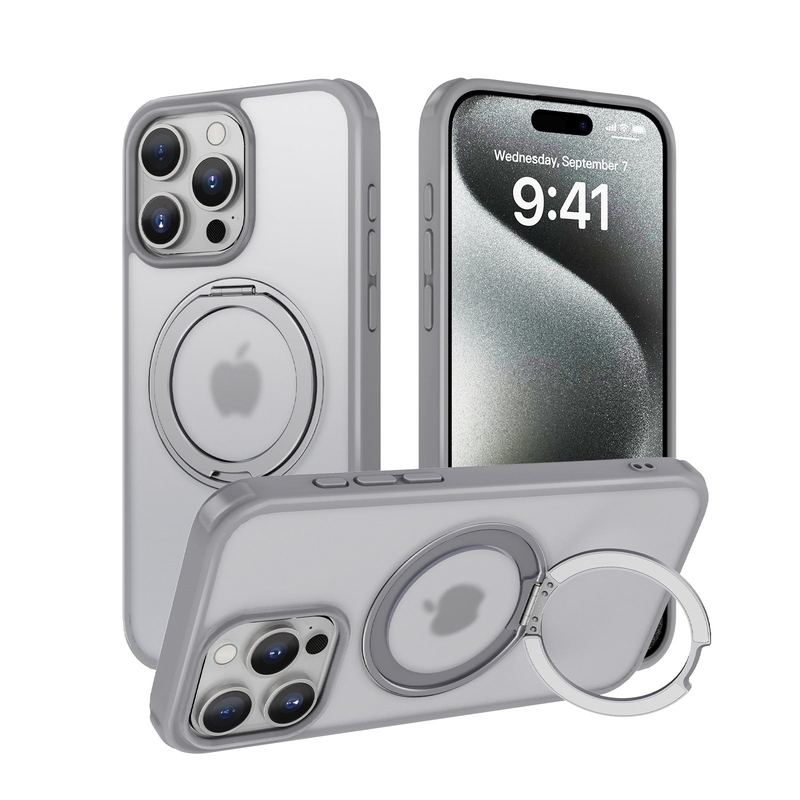 360° Rotatable Stand Magnetic Frosted Phone Case