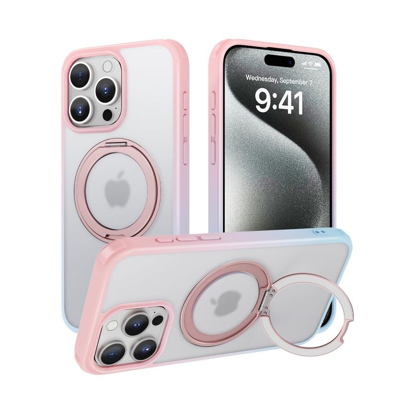 360° Rotatable Stand Magnetic Frosted Phone Case