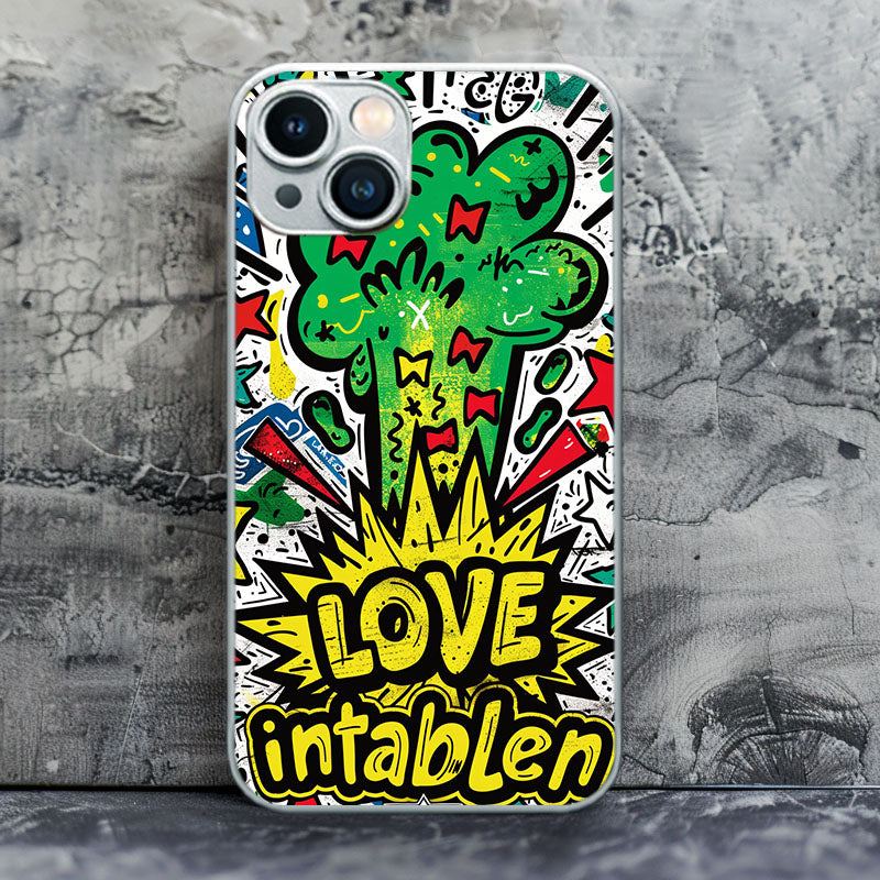 "AcrylicLovePawCase" Special Designed Glass Material iPhone Case