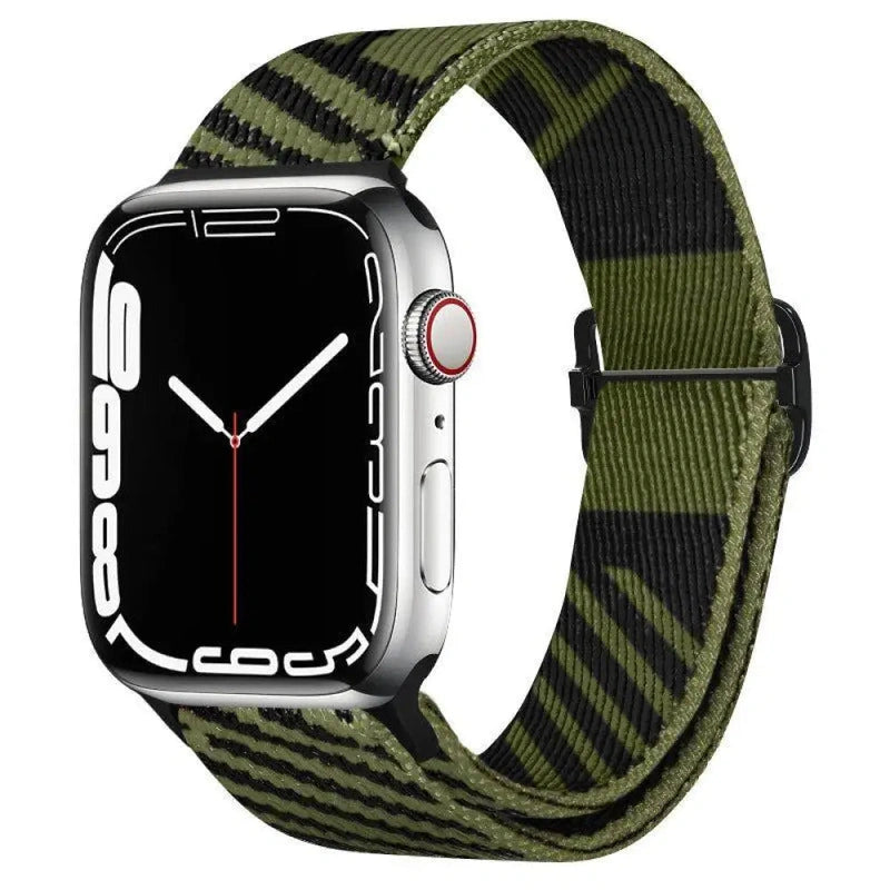 "Adjustable Band" Nylon Braided Loop For Apple Watch
