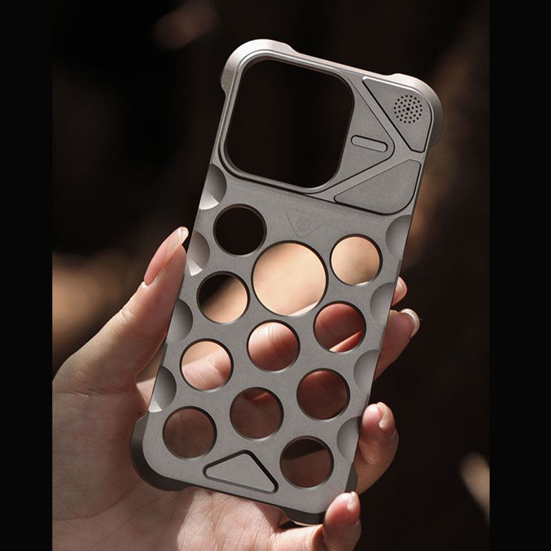 Aluminum Alloy Honeycomb Case With Built-in Aroma For iPhone 16