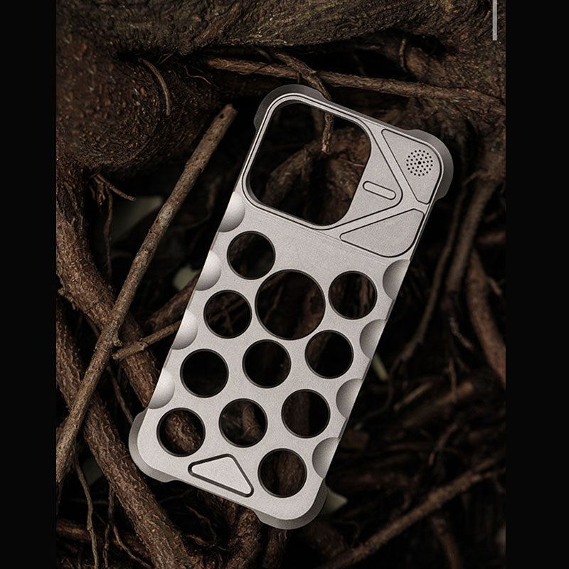 Aluminum Alloy Honeycomb Case With Built-in Aroma For iPhone 16