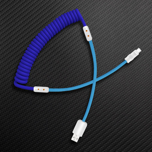 "Chubby Mood" Silicone Braided Fast Charging Cable #831