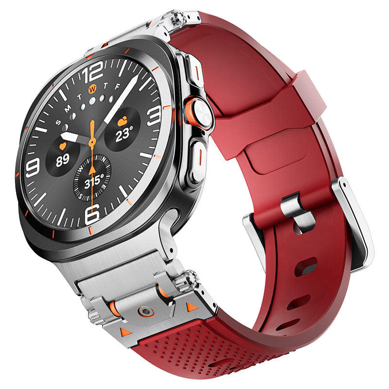 Bayer TPU Titanium Metal Stainless Steel Sports Strap for Samsung 4/5/6/7/Ultra