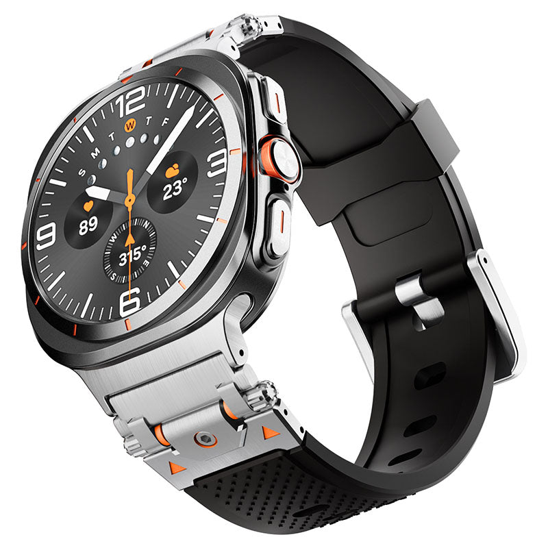 Bayer TPU Titanium Metal Stainless Steel Sports Strap for Samsung 4/5/6/7/Ultra