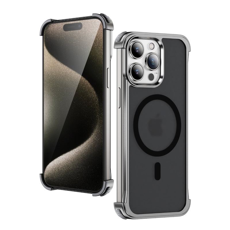 Bezel-less Magnetic Frosted Phone Case