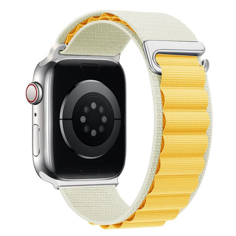 "Braided Multi-Color Band" Double Layer Nylon Loop For Apple Watch