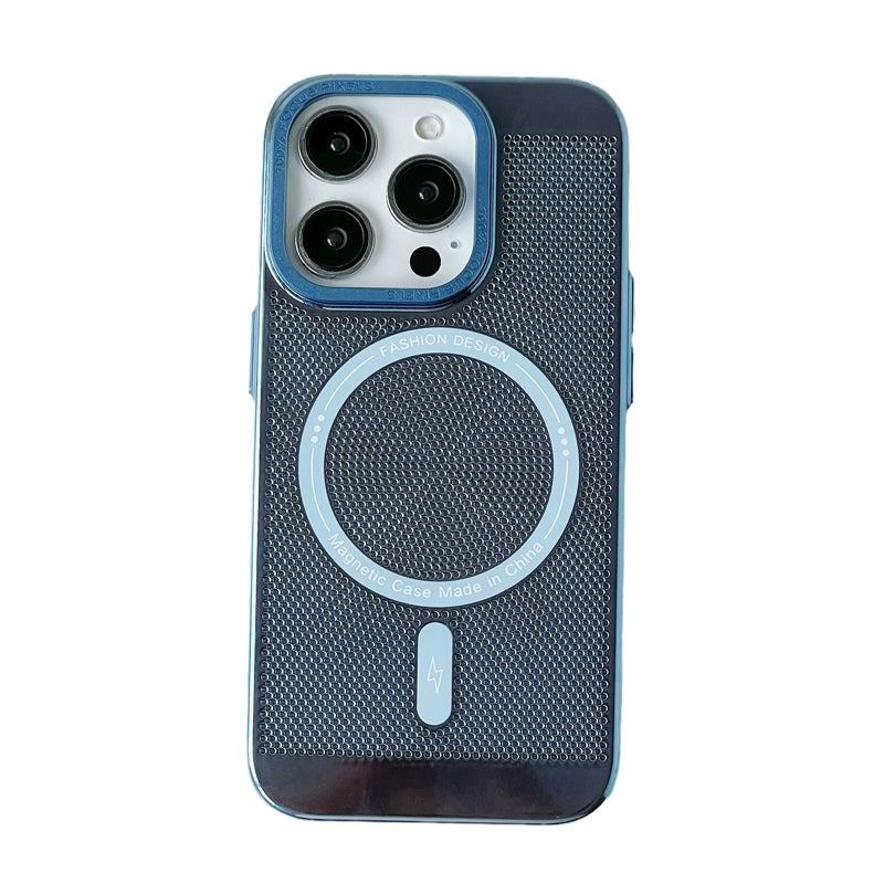 Breathable Heat Dissipation Electroplated Magnetic Phone Case