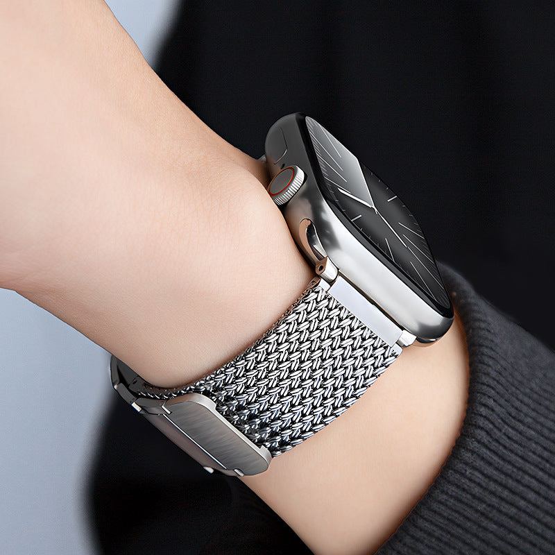 "Business Band" Stainless Steel Braided Magnetic Band For Apple Watch