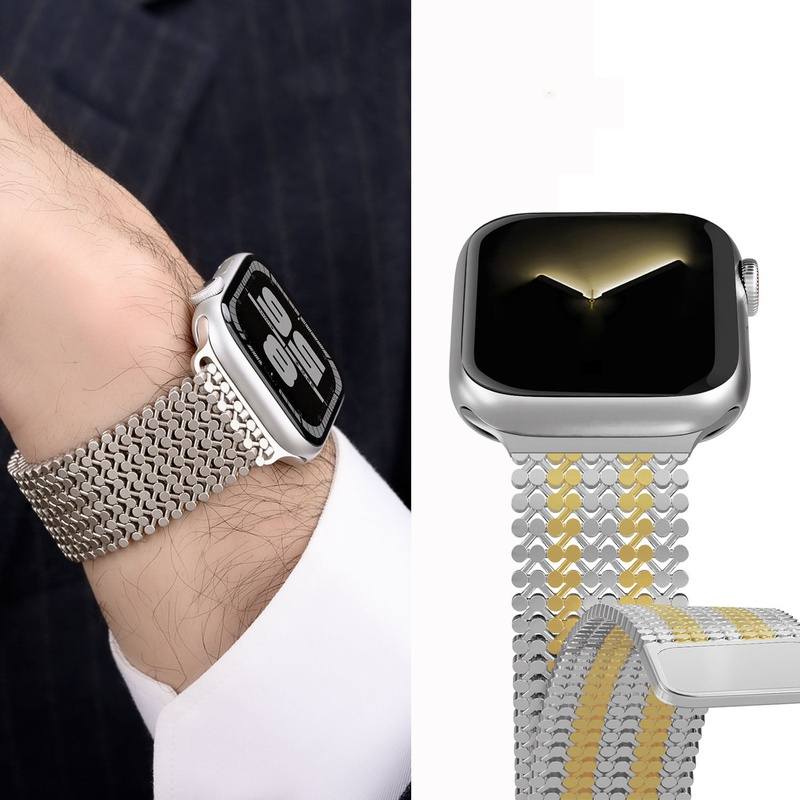 "Business Magnetic Strap" Metal Stainless Steel Strap for Apple Watch