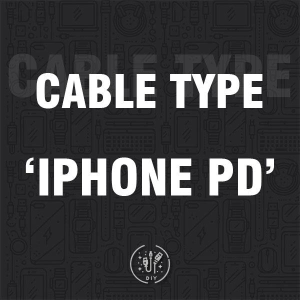 Cable Type - "Chubby DIY" Accessories This component cannot be shipped if purchased separately!