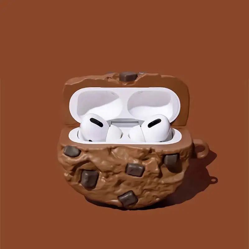 "Chocolate Cookie" Creative Silicone AirPods Case
