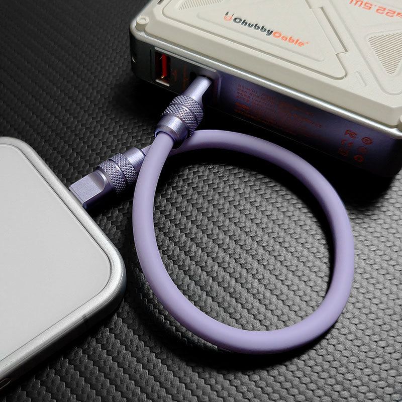 "Chubby 17" 240W Anodizing Fast Charging Power Bank Cable For iPhone 17