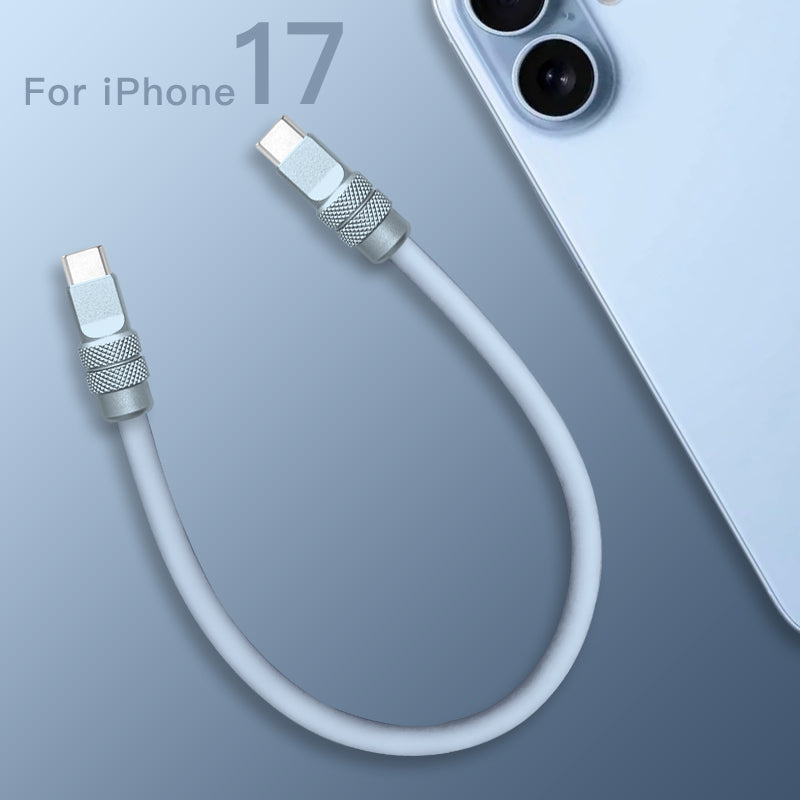 "Chubby 17" 240W Anodizing Fast Charging Power Bank Cable For iPhone 17