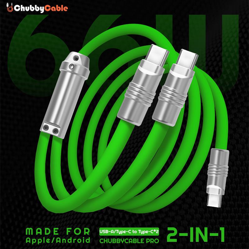 2 In 1 Fast Charge Cable (C+C) | Chubbycable