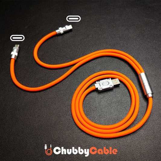 "Chubby" 2 In 1 Fast Charge Cable C+C