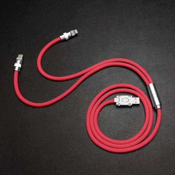 "Chubby" 2 In 1 Fast Charge Cable C+Lightning