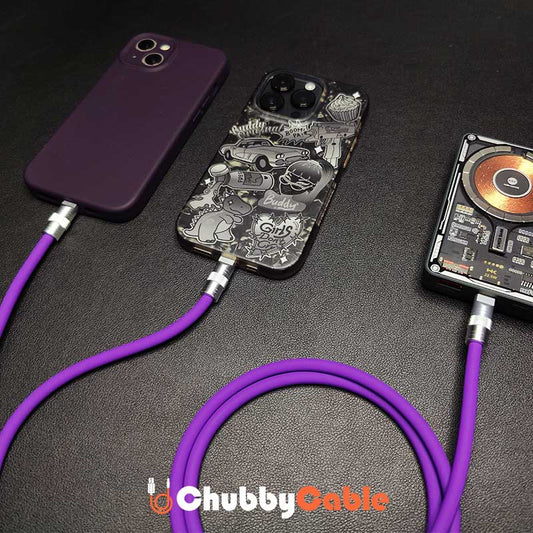 "Chubby" 2 In 1 Fast Charge Cable Lightning+Lightning