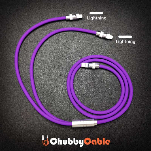 "Chubby" 2 In 1 Fast Charge Cable Lightning+Lightning