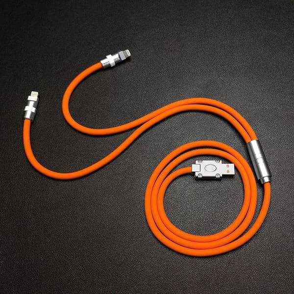 "Chubby" 2 In 1 Fast Charge Cable Lightning+Lightning