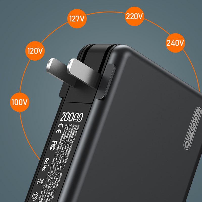 "Chubby" 2000Ah Three-In-One 18W Fast Charging Power Bank