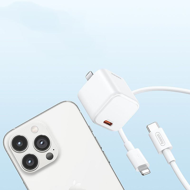 "Chubby" 20W Mini Travel Charger Set For iphone