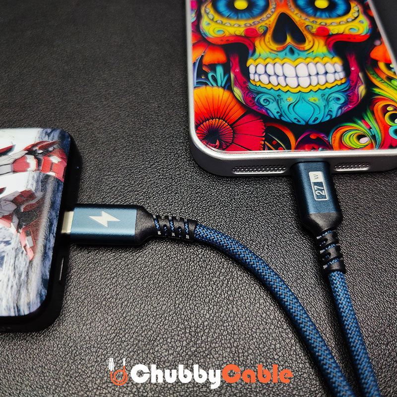 "Chubby" 3 IN 1 Fast Charge Cable C+Lightning+Micro