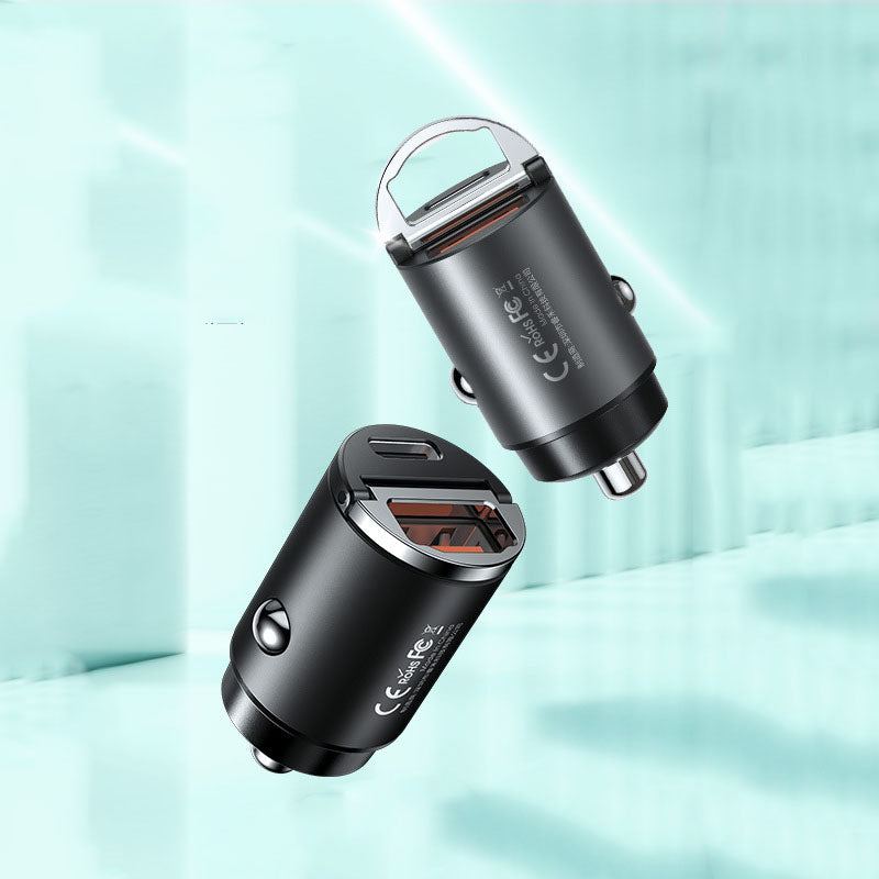 "Chubby" 30W PD+QC Dual Port Multi-Compatible Car Charger
