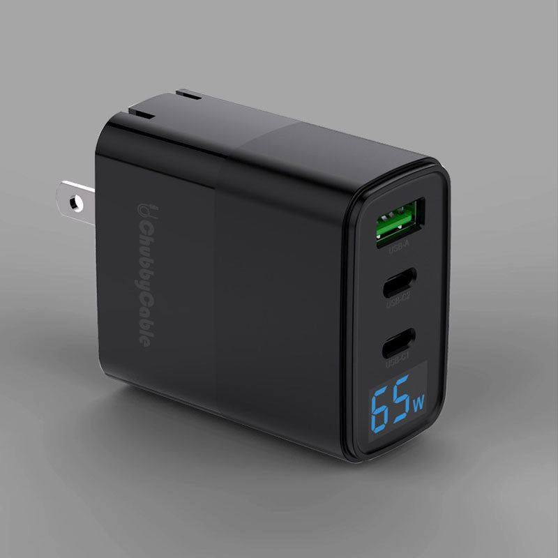 "Chubby GaN" 65W 3-Port Charger