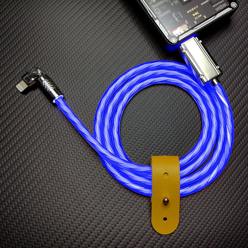 "Chubby Gamer" 180° Rotating Elbow Streamer Fast Charging Cable