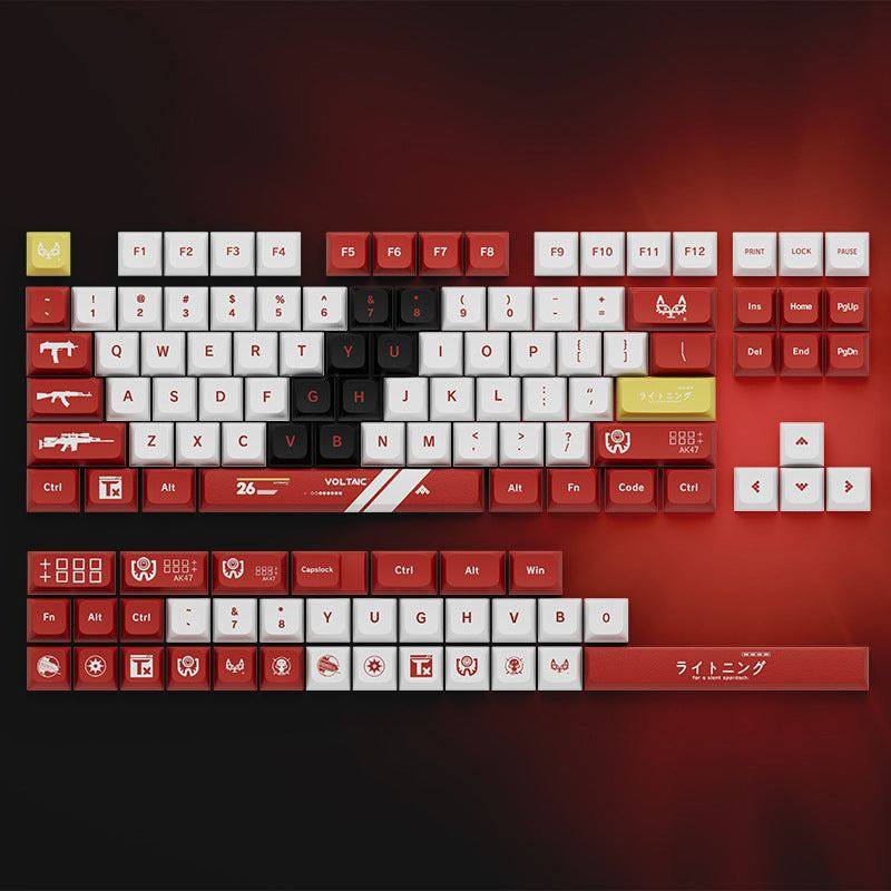 "Chubby Keycap" XDA Mechanical Keyboard Keycap Set - Blood Sport