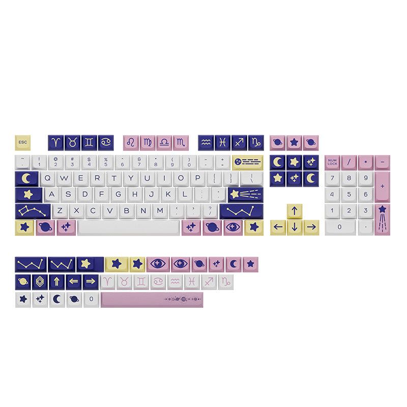 "Chubby Keycap" XDA Mechanical Keyboard Keycap Set - Constellation Theme
