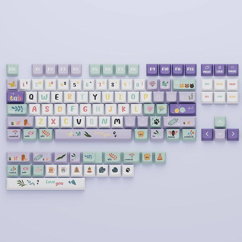 "Chubby Keycap" XDA Mechanical Keyboard Keycap Set - Midsummer Theme
