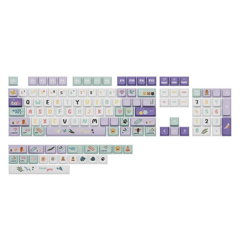"Chubby Keycap" XDA Mechanical Keyboard Keycap Set - Midsummer Theme