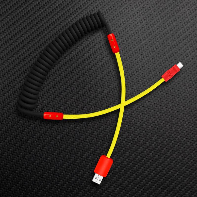 "Chubby Mood" Silicone Braided Fast Charging Cable #831