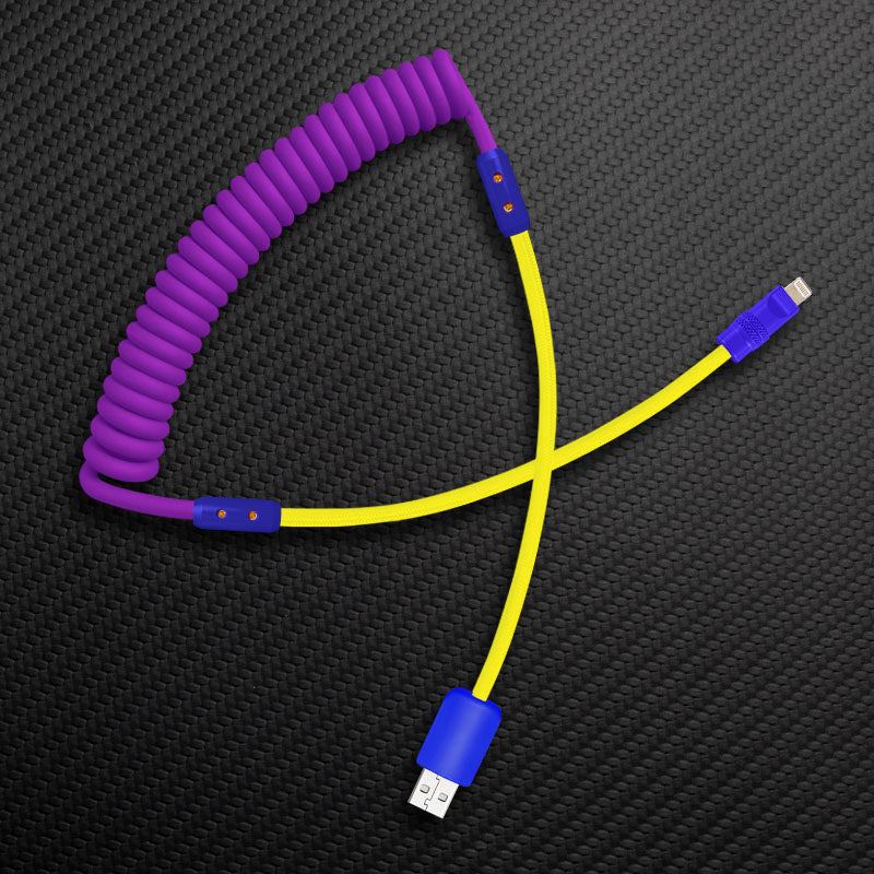 "Chubby Mood" Silicone Braided Fast Charging Cable #831